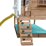 Winchester Cubby House with 1.2m platform and 2.2m Yellow Slide - Lifespan Kids