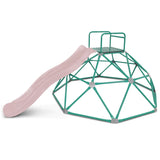 Summit 2m Dome Climber with 1.8m Pastel Pink Slide - Lifespan Kids - OUT OF STOCK eta early Sept (preorder available now)