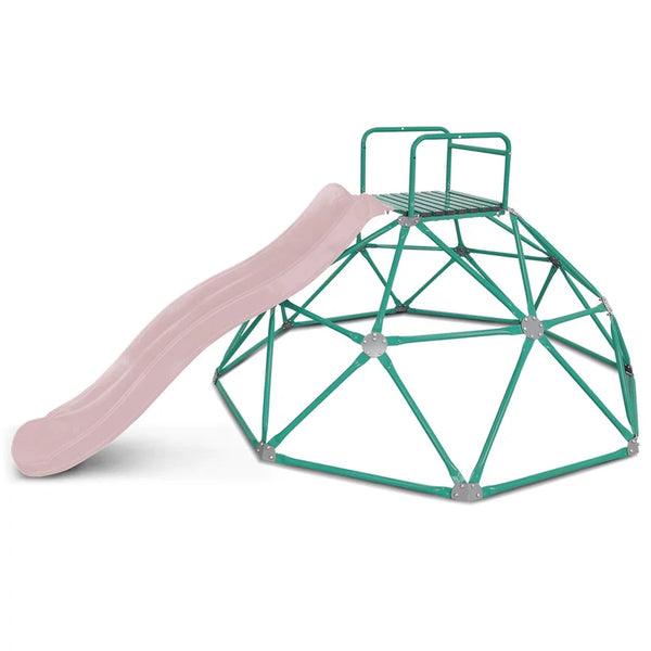 Summit 2m Dome Climber with 1.8m Pastel Pink Slide - Lifespan Kids - OUT OF STOCK eta early Sept (preorder available now)
