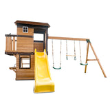 Darlington Play Centre Swing Set with Yellow Slide - Lifespan Kids