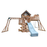 Lifespan Kids Swing Sets & Playsets Kensington Play Centre Set with Pastel Blue Slide - Lifespan Kids 9347166086259 LKPC-KENS-PB Buy online: Kensington Centre Set with Pastel Blue Slide - Lifespan Kids Happy Active Kids Australia