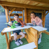 Lifespan Kids Outdoor Play Equipment Riversdale Play Centre with 2.2m Pastel Green Slide - Lifespan Kids 9347166088505 LKPC-RIVE-PG Riversdale Play Centre with 2.2m Pastel Green Slide - Lifespan Kids Happy Active Kids Australia