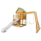 Lifespan Kids Outdoor Play Equipment Riversdale Play Centre with 2.2m White Slide - Lifespan Kids 9347166088529 LKPC-RIVE-PW Buy: Riversdale Play Centre with 2.2m White Slide - Lifespan Kids Happy Active Kids Australia