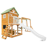 Lifespan Kids Outdoor Play Equipment Riversdale Play Centre with 2.2m White Slide - Lifespan Kids 9347166088529 LKPC-RIVE-PW Buy: Riversdale Play Centre with 2.2m White Slide - Lifespan Kids Happy Active Kids Australia
