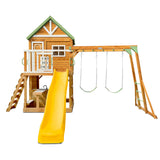 Lifespan Kids Outdoor Play Equipment Riversdale Play Centre with 2.2m Yellow Slide - Lifespan Kids 9347166088536 LKPC-RIVE-YL Riversdale Play Centre with 2.2m Yellow Slide - Lifespan Kids Happy Active Kids Australia