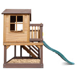 Silverton Cubby House with 1.8m Green Slide - Lifespan Kids