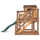 Silverton Cubby House with 1.8m Green Slide - Lifespan Kids
