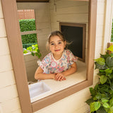Silverton Cubby House with 1.8m Green Slide - Lifespan Kids