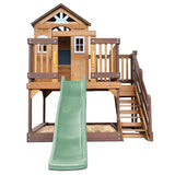 Silverton Cubby House with 1.8m Pastel Green Slide - Lifespan Kids