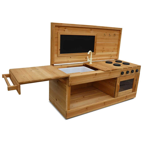 Lifespan Kids Outdoor Play Equipment Eden Wooden Outdoor Play Kitchen - Lifespan Kids 9347166072887 LKPK-EDEN2 Buy online: Eden Wooden Outdoor Play Kitchen - Lifespan Kids Happy Active Kids Australia