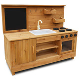 Lifespan Kids Outdoor Play Equipment Roma Outdoor Wooden Play Kitchen - Lifespan Kids - OUT OF STOCK eta early-mid Aug (preorder available now) 9347166072993 LKPK-ROMA Buy online: Roma Wooden Outdoor Play Kitchen - Lifespan Kids Happy Active Kids Australia
