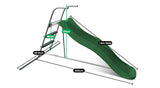 Lifespan Kids slides 1.8m Pastel Green Slippery Slide with Frame - Lifespan Kids 9347166092847 LKSL-SLIP18-PG Buy online: 1.8m Pastel Green Slippery Slide with Frame- Lifespan Kids Happy Active Kids Australia