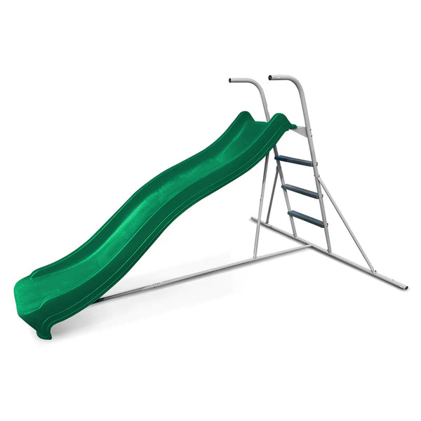 2.2m Green Slippery Slide with Frame - Lifespan Kids