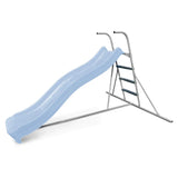 2.2m Pastel Blue Slippery Slide with Frame - Lifespan Kids