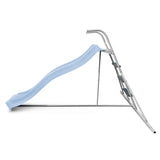 2.2m Pastel Blue Slippery Slide with Frame - Lifespan Kids