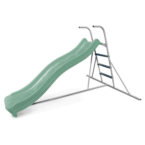 2.2m Pastel Green Slippery Slide with Frame - Lifespan Kids