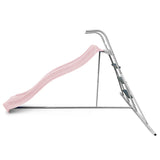 2.2m Pastel Pink Slippery Slide with Frame - Lifespan Kids