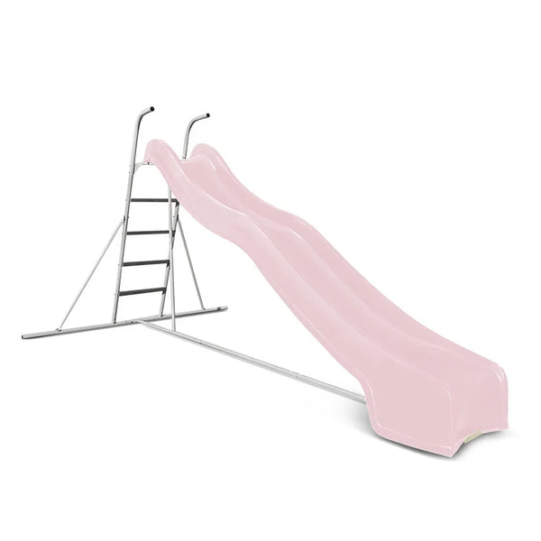 3m Pastel Pink Slippery Slide with Frame - Lifespan Kids