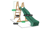Sunshine 2.2m Climb and Slide in Green - Lifespan Kids