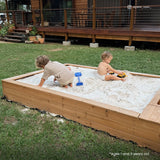 Lifespan Kids Sandpits Mighty Wooden Rectangular Sandpit - Lifespan Kids - OUT OF STOCK eta mid-late Nov (preorder available now) 9347166076144 LKSP-MIGHTY-A Buy online: Mighty Wooden Rectangular Sandpit - Lifespan Kids  Happy Active Kids Australia