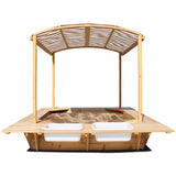 Lifespan Kids Sandpits Playfort 2 Wooden Sandpit with Sun Canopy - Lifespan Kids 9347166072979 LKSP-PLAYF Buy online: Playfort 2 Wooden Sandpit with Sun Canopy  Happy Active Kids Australia