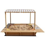 Lifespan Kids Sandpits Playfort 2 Wooden Sandpit with Sun Canopy - Lifespan Kids 9347166072979 LKSP-PLAYF Buy online: Playfort 2 Wooden Sandpit with Sun Canopy  Happy Active Kids Australia