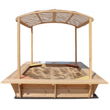 Lifespan Kids Sandpits Playfort 2 Wooden Sandpit with Sun Canopy - Lifespan Kids 9347166072979 LKSP-PLAYF Buy online: Playfort 2 Wooden Sandpit with Sun Canopy  Happy Active Kids Australia