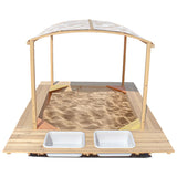 Lifespan Kids Sandpits Playfort 2 Wooden Sandpit with Sun Canopy - Lifespan Kids 9347166072979 LKSP-PLAYF Buy online: Playfort 2 Wooden Sandpit with Sun Canopy  Happy Active Kids Australia