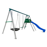 Europa Steel Swing Set (Blue Slide) - Lifespan Kids