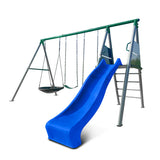 Europa Steel Swing Set (Blue Slide) - Lifespan Kids