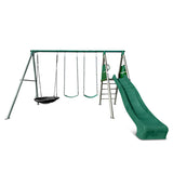 Europa Steel Swing Set (Green Slide) - Lifespan Kids