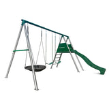 Europa Steel Swing Set (Green Slide) - Lifespan Kids
