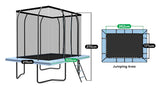 BounceZone Medium Rectangular Spring Trampoline - Lifespan Kids