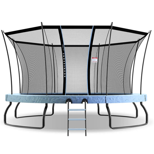 Lifespan Kids Trampoline BounceZone 14ft Round Spring Trampoline - Lifespan Kids 9347166081377 LKTR-BZXL-SET Buy online: BounceZone 14ft Round Spring Trampoline - Lifespan Kids Happy Active Kids Australia