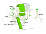 Walton Play Centre with Green Slide - Lifespan Kids - OUT OF STOCK eta mid-late Oct (preorder available now)