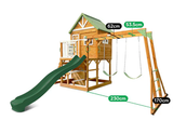 Lifespan Kids Outdoor Play Equipment Riversdale Play Centre with 2.2m Blue Slide - Lifespan Kids 9347166088475 LKPC-RIVE-BU Buy: Riversdale Play Centre with 2.2m Blue Slide - Lifespan Kids Happy Active Kids Australia