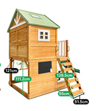 Lifespan Kids Outdoor Play Equipment Riversdale Play Centre with 2.2m Green Slide - Lifespan Kids 9347166088482 LKPC-RIVE-GN Buy: Riversdale Play Centre with 2.2m Green Slide - Lifespan Kids Happy Active Kids Australia