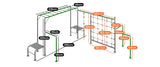 Lifespan Kids Climbing Frame Junior Jungle Tasman Climbing Frame with Monkey Bars - Lifespan Kids 9347166081032 LKJJ-TASM-SET Junior Jungle Tasman Climbing Frame with Monkey Bars - Lifespan Kids Happy Active Kids Australia