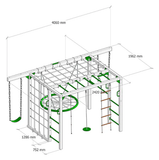 Lifespan Kids Climbing Frame Orangutan Climbing Frame Cube Play Centre - Lifespan Kids 9347166074102 LKPC-ORAN-SET Orangutan Climbing Frame Cube Play Centre - Lifespan Kids Happy Active Kids Australia