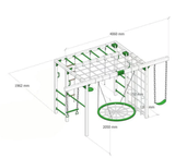 Lifespan Kids Climbing Frame Orangutan Climbing Frame Cube Play Centre - Lifespan Kids 9347166074102 LKPC-ORAN-SET Orangutan Climbing Frame Cube Play Centre - Lifespan Kids Happy Active Kids Australia