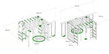 Lifespan Kids Climbing Frame Orangutan Climbing Frame Cube Play Centre - Lifespan Kids 9347166074102 LKPC-ORAN-SET Orangutan Climbing Frame Cube Play Centre - Lifespan Kids Happy Active Kids Australia