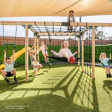 Lifespan Kids Climbing Frame Orangutan Climbing Frame Cube Play Centre with Blue Slide - Lifespan Kids 9347166086440 LKPC-ORAN-BU Orangutan Climbing Frame Cube Playset with Blue Slide -Lifespan Kids Happy Active Kids Australia