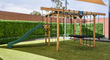 Lifespan Kids Climbing Frame Orangutan Climbing Frame Cube Play Centre with Blue Slide - Lifespan Kids 9347166086440 LKPC-ORAN-BU Orangutan Climbing Frame Cube Playset with Blue Slide -Lifespan Kids Happy Active Kids Australia