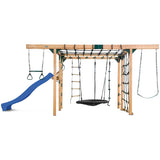 Lifespan Kids Climbing Frame Orangutan Climbing Frame Cube Play Centre with Blue Slide - Lifespan Kids 9347166086440 LKPC-ORAN-BU Orangutan Climbing Frame Cube Playset with Blue Slide -Lifespan Kids Happy Active Kids Australia