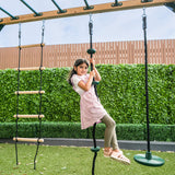 Lifespan Kids Climbing Frame Orangutan Climbing Frame Cube Play Centre with Pastel Blue Slide - Lifespan Kids 9347166086464 LKPC-ORAN-PB Orangutan Climbing Frame Cube Playset with Pastel Blue Slide -Lifespan Kids Happy Active Kids Australia