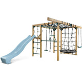 Lifespan Kids Climbing Frame Orangutan Climbing Frame Cube Play Centre with Pastel Blue Slide - Lifespan Kids 9347166086464 LKPC-ORAN-PB Orangutan Climbing Frame Cube Playset with Pastel Blue Slide -Lifespan Kids Happy Active Kids Australia
