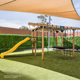Lifespan Kids Climbing Frame Orangutan Climbing Frame Cube Play Centre with Pastel Green Slide - Lifespan Kids 9347166086471 LKPC-ORAN-PG Orangutan Climbing Frame Cube Playset with Pastel Green Slide -Lifespan Kids Happy Active Kids Australia
