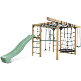 Lifespan Kids Climbing Frame Orangutan Climbing Frame Cube Play Centre with Pastel Green Slide - Lifespan Kids 9347166086471 LKPC-ORAN-PG Orangutan Climbing Frame Cube Playset with Pastel Green Slide -Lifespan Kids Happy Active Kids Australia