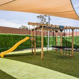 Lifespan Kids Climbing Frame Orangutan Climbing Frame Cube Play Centre with Yellow Slide - Lifespan Kids 9347166086501 LKPC-ORAN-YL Orangutan Climbing Frame Cube Playset with Yellow Slide -Lifespan Kids Happy Active Kids Australia