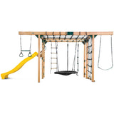 Lifespan Kids Climbing Frame Orangutan Climbing Frame Cube Play Centre with Yellow Slide - Lifespan Kids 9347166086501 LKPC-ORAN-YL Orangutan Climbing Frame Cube Playset with Yellow Slide -Lifespan Kids Happy Active Kids Australia